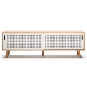 Department Ray TV-bank 180 cm Eiken/ Wit
